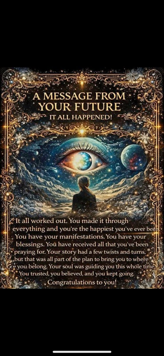 Here is simply a message from the future.
So I leave you to read it and maybe ponder a bit.
I did so.
With Great Love!
Ingela❤️