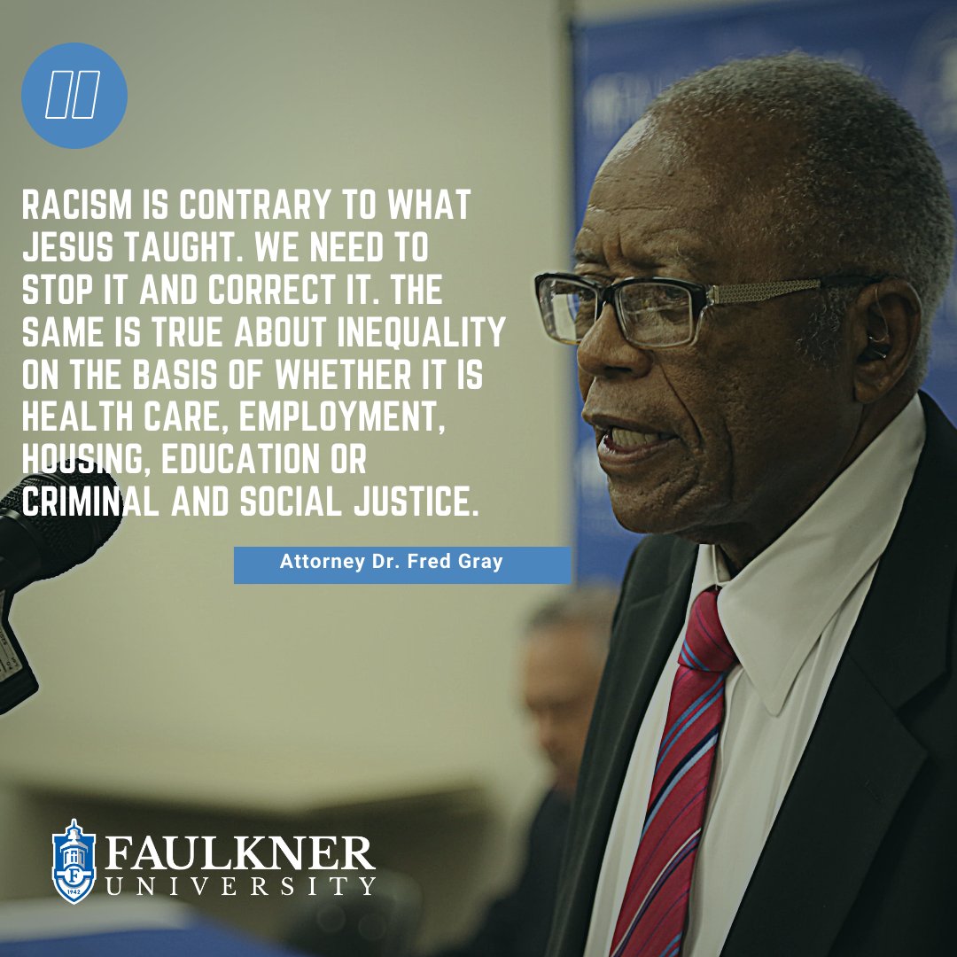 Happy Black History Month!
In honor of Black History Month, we will be recognizing African American icons for their service, their leadership and their sacrifices to promote civil rights and freedom for all.

Nationally recognized civil rights attorney, Dr. Fred David Gray was