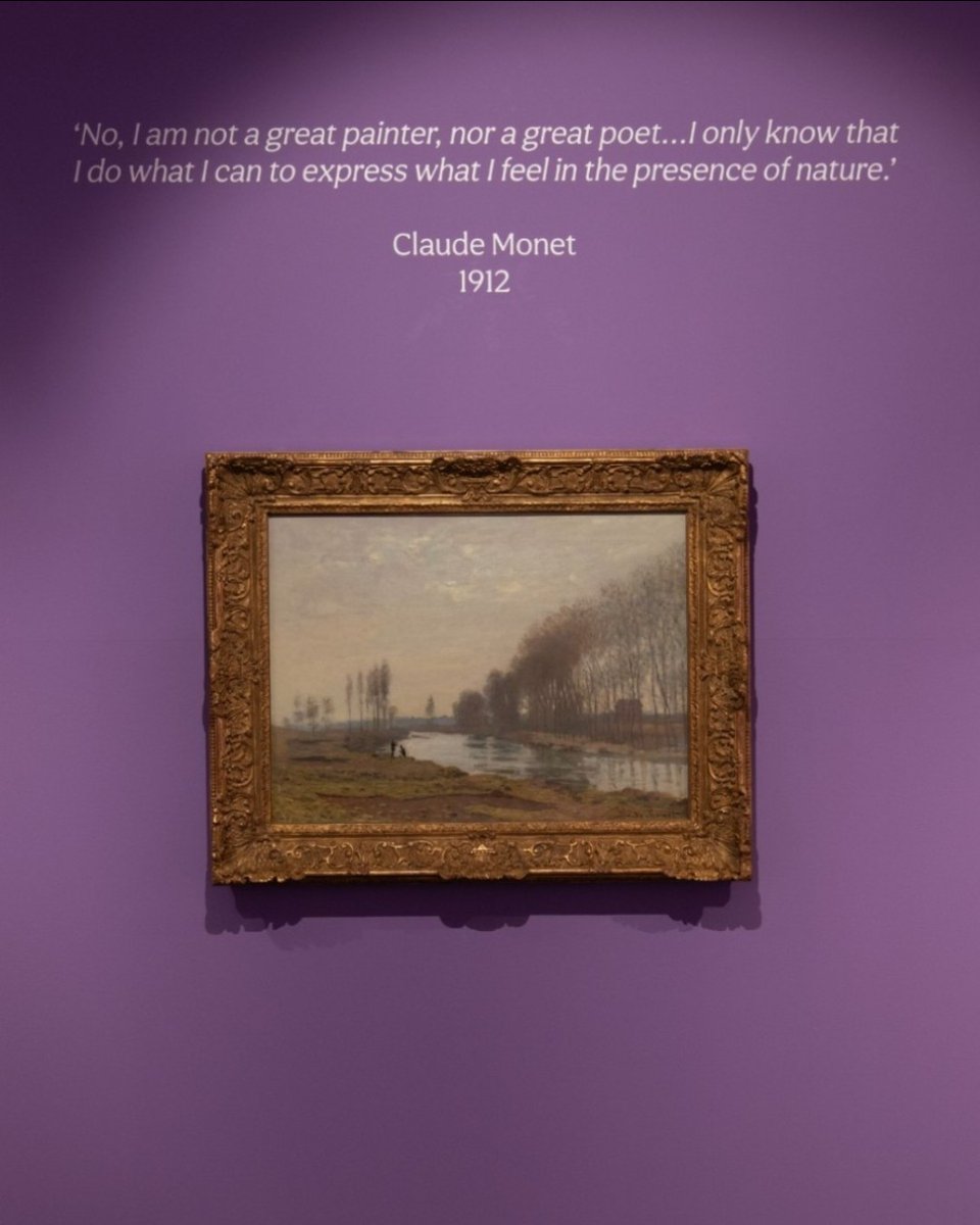 Monet is on the move 🍃

In 'The Petit Bras of the Seine at Argenteuil', Monet depicts a tranquil winters day on the outskirts of the small suburban town of Argenteuil, not far from Paris. Monet's painting is travelling to numerous locations across the UK as part of the National