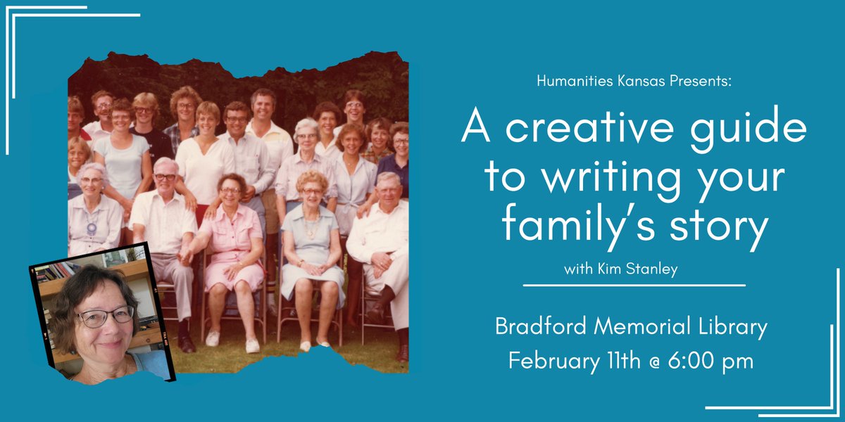 Got a family story waiting to be told?
Join us for “A Creative Guide to Writing Your Family’s Story” Whether you’re just getting started or already knee-deep in old photos and memories, this program will help you find creative ways to capture your family’s history.