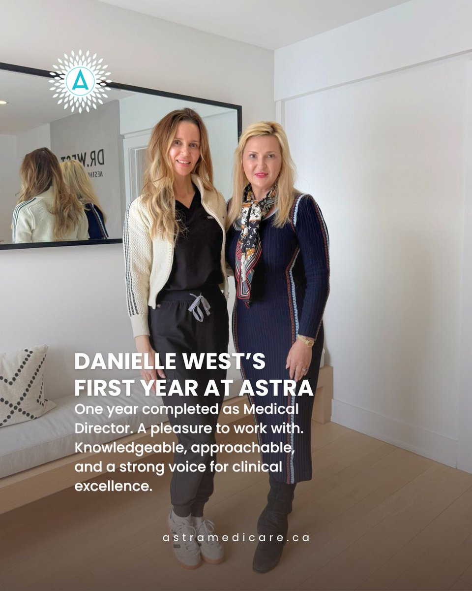 𝑨 𝒚𝒆𝒂𝒓 𝒐𝒇 𝒍𝒆𝒂𝒅𝒆𝒓𝒔𝒉𝒊𝒑. 𝑨 𝒚𝒆𝒂𝒓 𝒐𝒇 𝒕𝒓𝒖𝒔𝒕. 𝑨 𝒚𝒆𝒂𝒓 𝒐𝒇 𝒈𝒓𝒐𝒘𝒕𝒉. 💙

𝗗𝗮𝗻𝗶𝗲𝗹𝗹𝗲 𝗪𝗲𝘀𝘁’𝘀 𝗙𝗶𝗿𝘀𝘁 𝗬𝗲𝗮𝗿 𝗮𝘁 𝗔𝘀𝘁𝗿𝗮

One year completed as Medical Director, and what a journey it has been. From day one, Danielle has brought