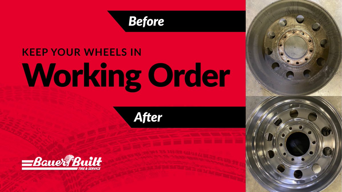 BauerBuiltTire's tweet image. Temperature fluctuations, brake dust and potholes can leave commercial wheels looking worse for wear. Get them looking like new with the VIS polishing service at #BauerBuilt.

#CommercialService #BestInTheMidwest

bit.ly/3NO8hJ1