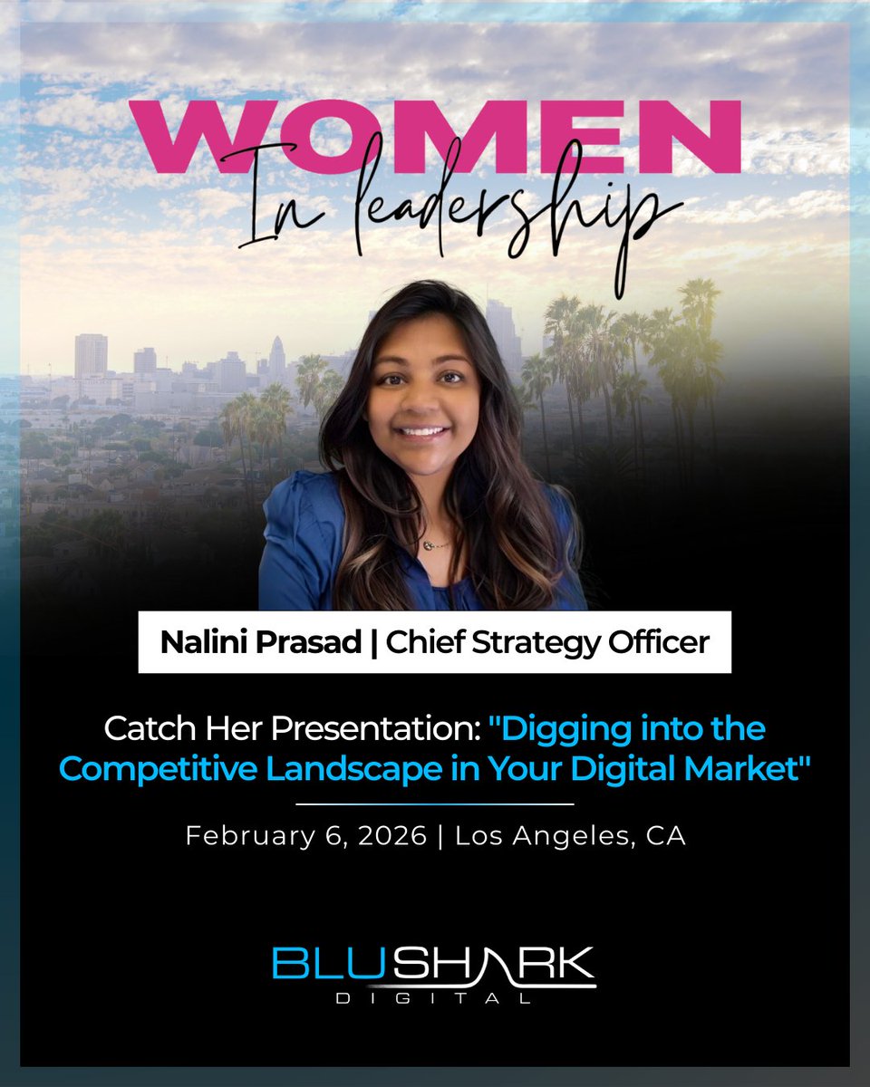 Nalini is speaking at WILBYBETTY! Join her as she digs into the competitive landscape of the 2026 digital market. Don't forget to stop by the BluShark booth to meet the agency team and talk growth! 
#WILbyBetty #LegalMarketing #WomenInLaw