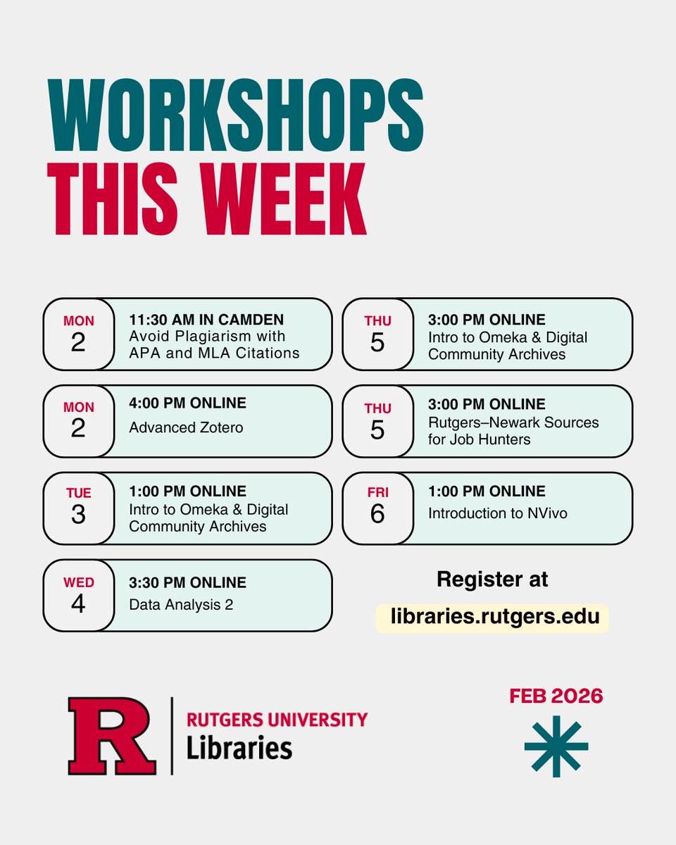 Rutgers University Libraries tweet media
