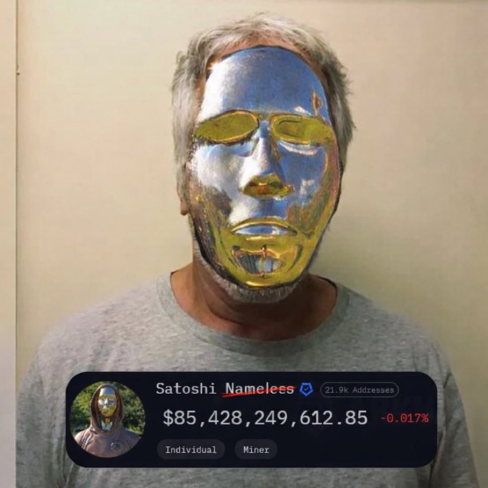 Jeffrey Epstein being Satoshi Nakamoto wasn’t on my 2026 bingo card
