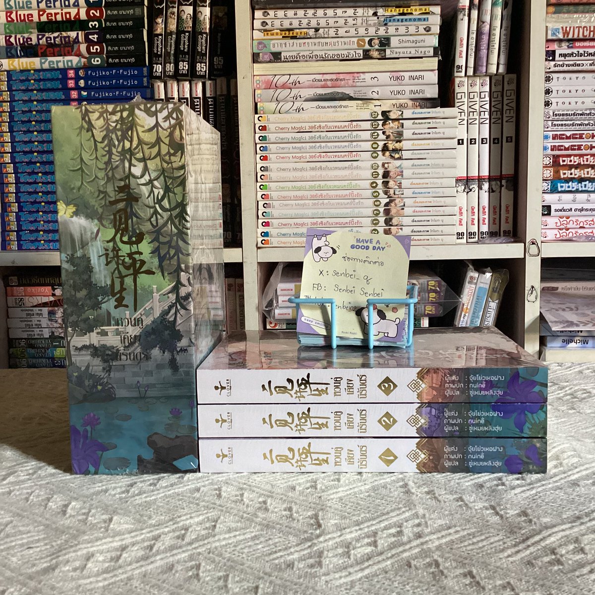 senbei_q's tweet photo. #หวนคู่เคียงนิรันดร์  เล่ม 1-3 จบ +box
ราคา 750 บาท ส่งฟรี (พื้นที่ห่างไกล+20)
หนังสือมือ1

ดูสภาพหนังสือเพิ่มเติม &amp; ลิงก์แอพส้ม🍊👇

#นิยายวายมือสอง #นิยายมือสอง #หนังสือมือสอง #ส่งต่อนิยาย #นิยายวายแปลจีน https://t.co/klAhLjEjtf