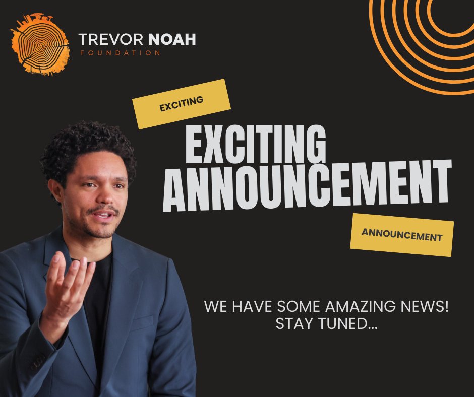 TrevorNoahFdn's tweet photo. Trevor Noah hosted his final Grammys, closing an iconic chapter.
At the Trevor Noah Foundation, we are opening a new one through our Khulani Nathi Innovation Fund.
The countdown is on. Stay tuned. You won’t want to miss this.
#KNIF #TNF https://t.co/qFLyWwtCWL