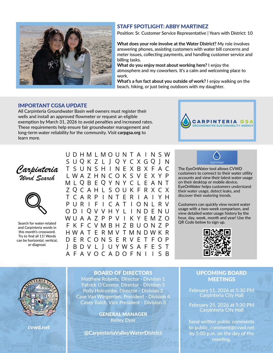 Carpinteria Valley Water District tweet media