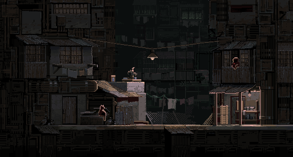 Location for Noir Bloom #pixelart #ドット絵