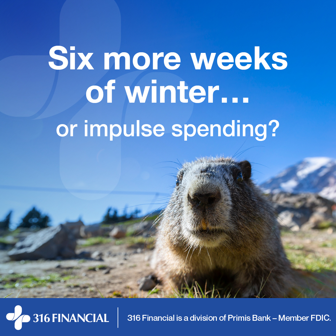 316_Financial's tweet image. Six more weeks of winter... does your budget predict six more weeks of impulse spending? 😅 

Good news: it’s never too late to reset. Small, intentional steps now can make a big difference later.

#316financial #GroundhogDay #faithandfinance