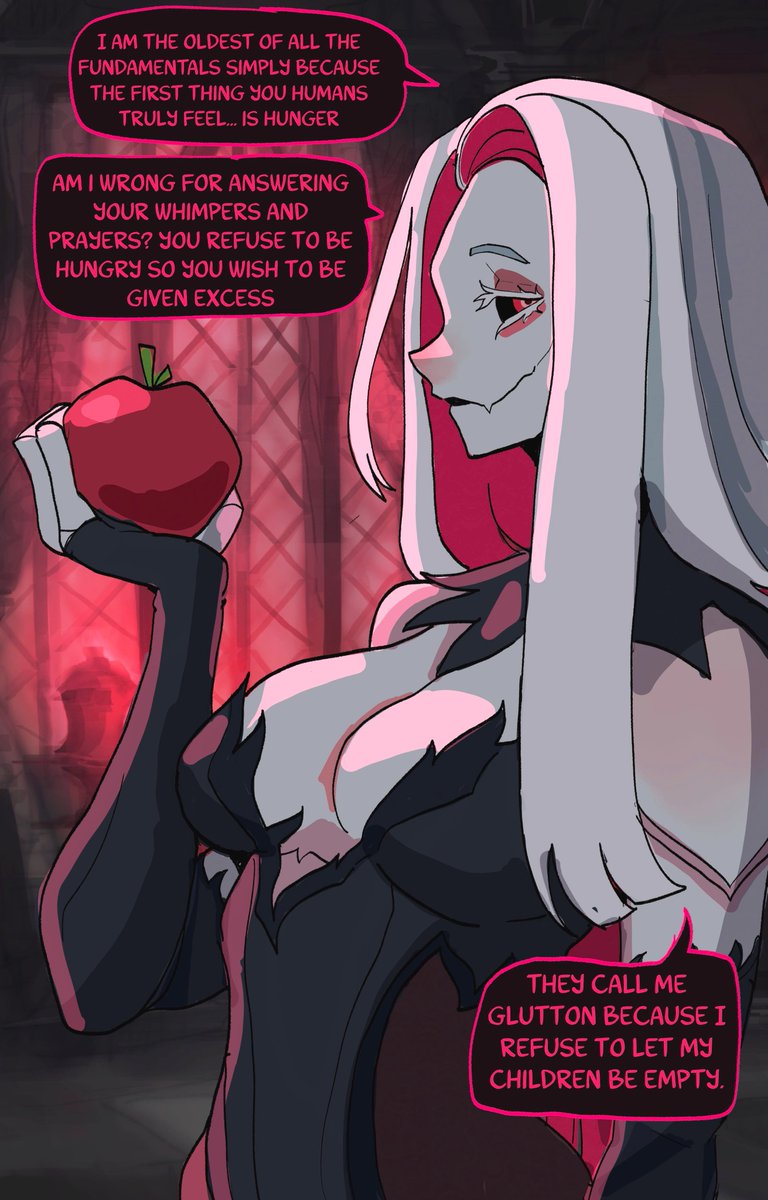 basedbinkie's tweet image. Gluttony: Mother of Vampires, patron to bloodlines, families and midwives