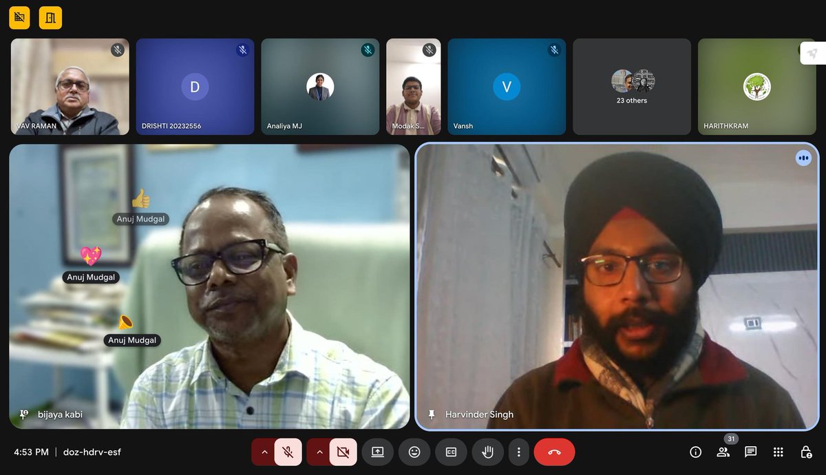 harithkram's tweet photo. Harithkram and the Centre for Indian Knowledge Systems successfully conducted an online session on World Wetlands Day on the theme Wetlands &amp; Traditional Knowledge: Celebrating Cultural Heritage,with Dr. Bijaya Kumar Kabi, A grassroot conservationist and director of APOWA,Odisha https://t.co/fzWw6aK3bO