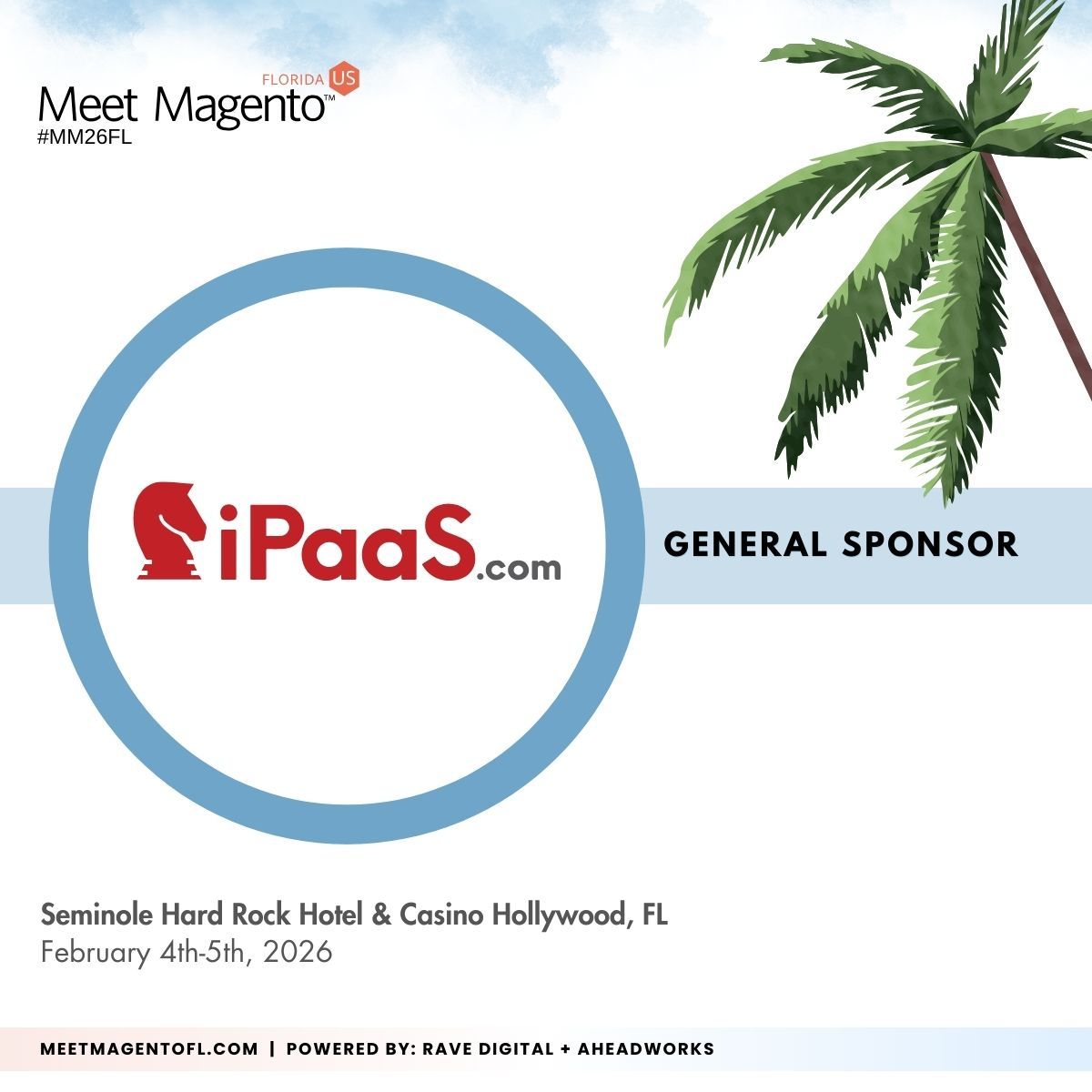 Commerce complexity doesn’t disappear—it has to be engineered.

We’ll be sponsoring Meet Magento Florida 2026, connecting with the Magento &amp; Adobe Commerce community around integration strategy and scalable ecosystems. 📍 Hollywood, FL | Feb 4–5

#MM26FL #Magento #AdobeCommerce