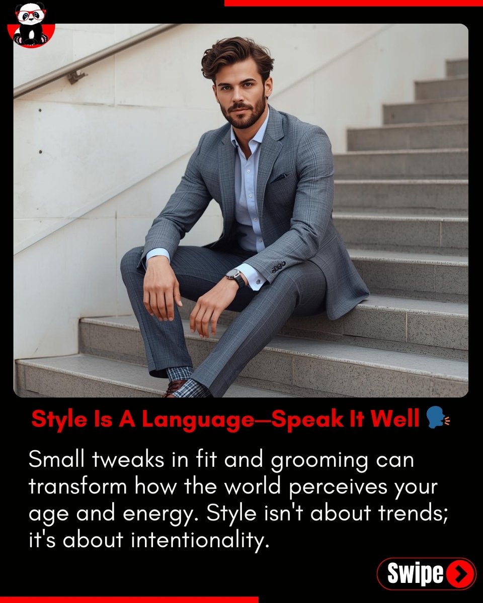 Iamsexypanda_'s tweet image. From outdated fits to grooming errors, these common mistakes silently kill your style and add years to your look. Avoid them now. 

 #iamsexypanda #MensStyle #StyleMistakes