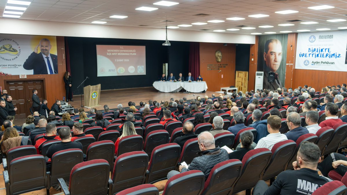 İzmir Vali Yardımcısı Sn. İsmail Çorumluoğlu’nun katılımlarıyla yapılan Afet Müdahale Plan Toplantısı'na Meclis Başkanımız Erdinç Cengiz ve Yön. Kurulu Üyemiz Erdem Şahin katılım sağladı. İlçemizin acil durum eylem planları stratejik olarak değerlendirdirildi.