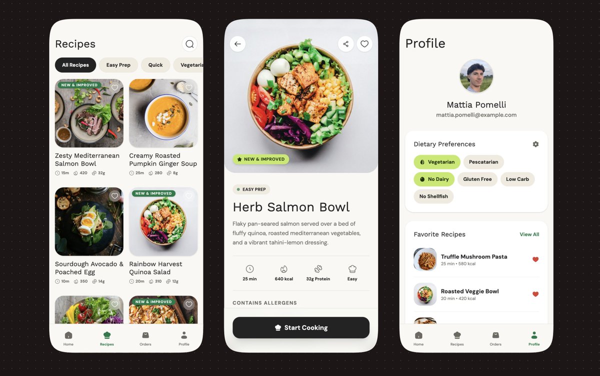 Designed this recipe app in 10 minutes with AI

Process below.