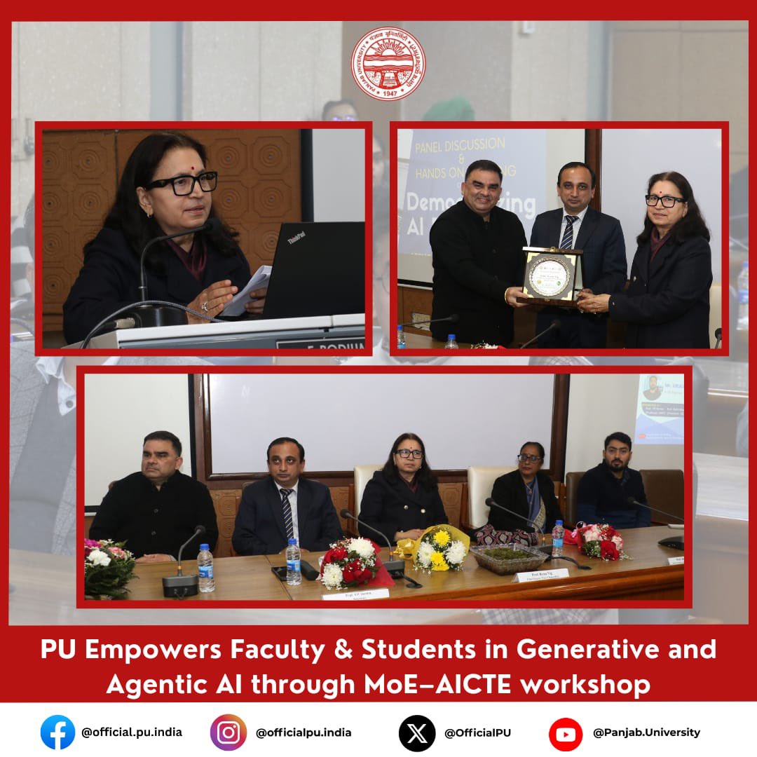 Panjab University, Chandigarh tweet media