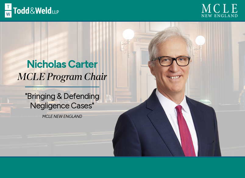 toddweldllp's tweet image. Nicholas Carter recently served as faculty and chair of an MCLE program on Bringing &amp;amp; Defending Negligence Cases, sharing practical insights on litigation strategy from case evaluation through trial.

#ToddWeld #MCLE #CivilLitigation #NegligenceLaw #TrialPractice