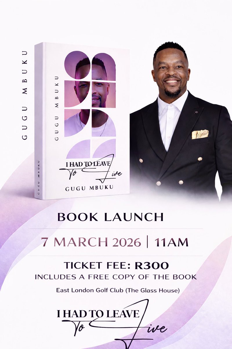 Join me for a conversation on my new book, I HAD TO LEAVE TO LIVE.

Tickets link in bio

See details on flyer

#LeaveToLive
#GuguMbuku