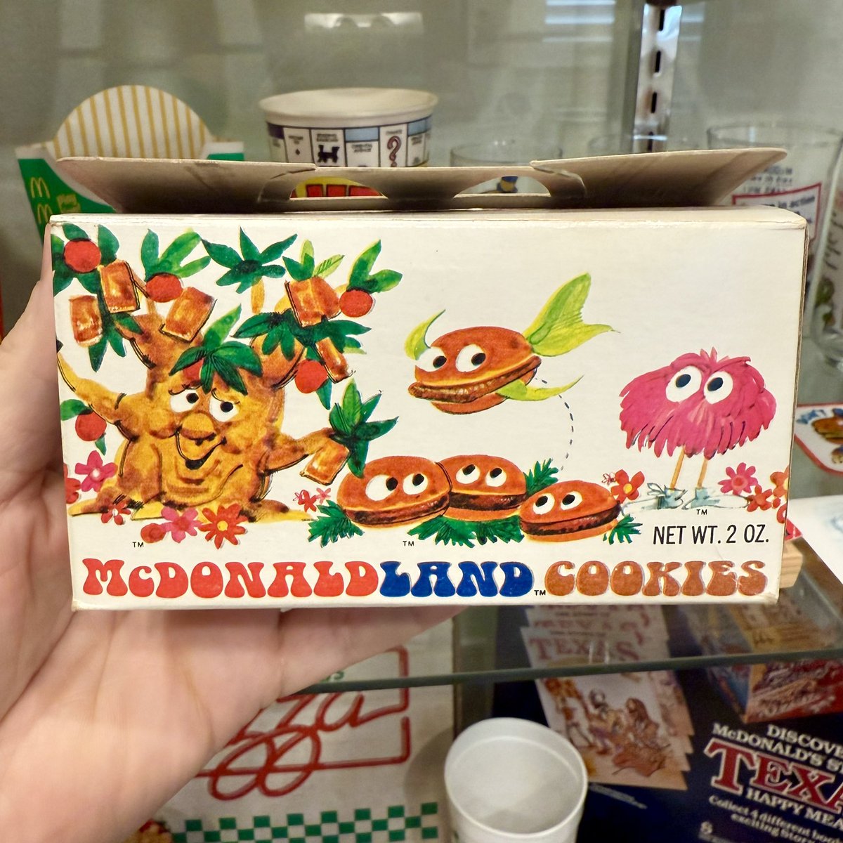 The original box of McDonaldland Cookies featured a rare