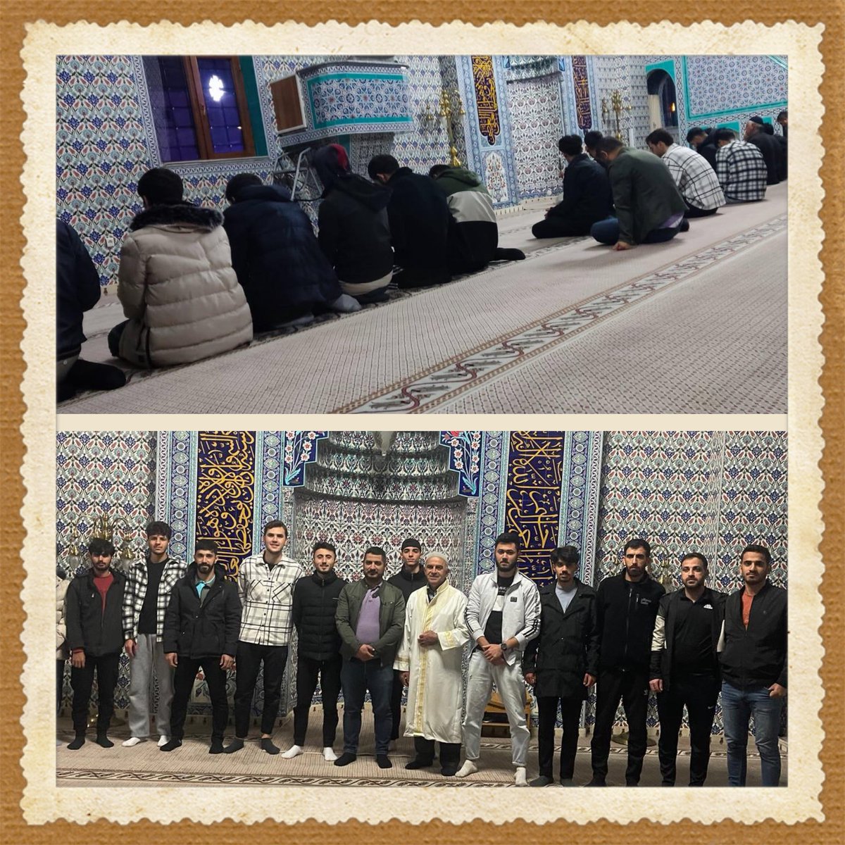 Gönüllerin buluştuğu sabah namazında kardeşliğin saflarında yer aldık.✨