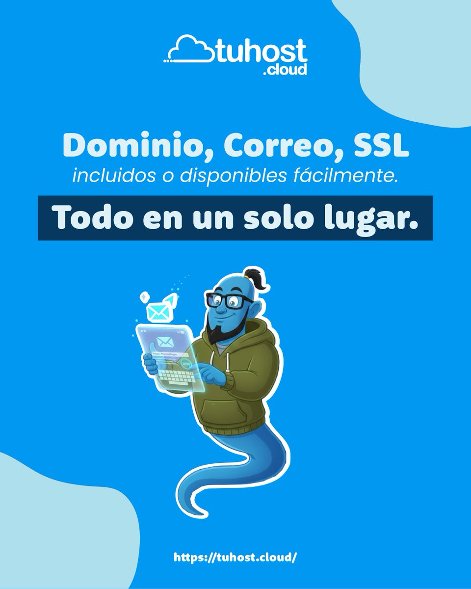 tuhost_cloud's tweet photo. Hosting que funciona ✔️ rápido ✔️ fácil de usar ✔️ ideal para proyectos personales, negocios y e-commerce 🧞‍♂️🚀
👉 Cámbiate hoy a un hosting sin complicaciones
#Tuhost #HostingWeb #WebSinComplicaciones #Emprendedores #NegociosDigitales https://t.co/KjpWtTvvNl