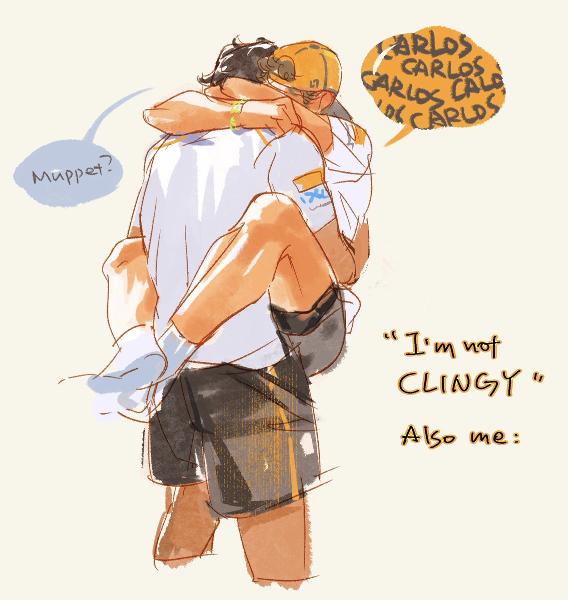 not clingy

#carlando #f1fanart