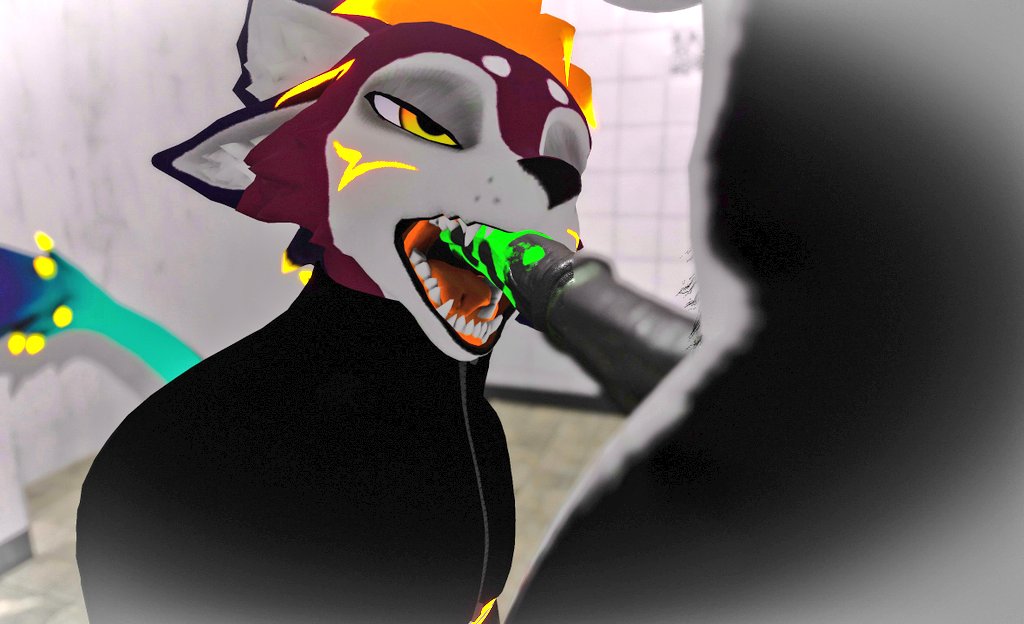 He's very good at sucking. 

#vrchat #vrchatrp #furrynsfw