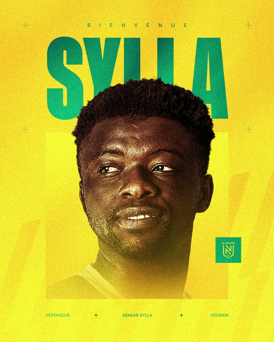 ⌞ ✍️ Abakar Sylla est Jaune et Vert.

#OnEstNantes