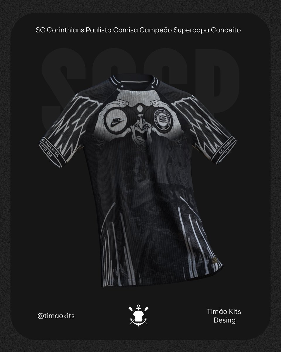 Bi Campeão! 🏆🏆 Essa camisa conceito celebra o bicampeonato do