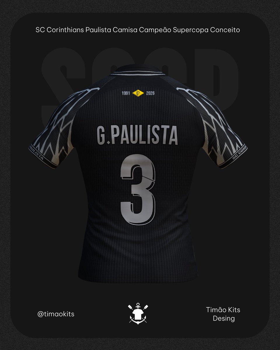 Bi Campeão! 🏆🏆 Essa camisa conceito celebra o bicampeonato do