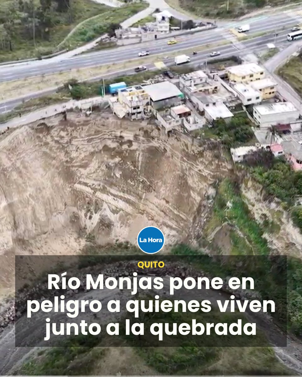 La cuenca del río Monjas representa un alto riesgo para al menos 15 barrios del norte de Quito 😨, donde la erosión y los movimientos de masa amenazan a cientos de familias 🏘️. ¿Qué dice el Municipio? 👉 lhra.ec/pCnTv4Q