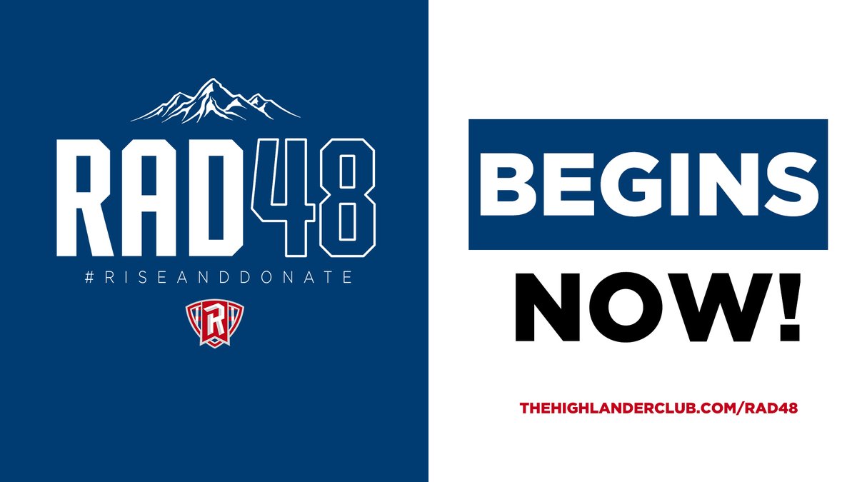 ru_athletics's tweet photo. RAD48 starts... 𝐍𝐎𝐖!

➡️https://t.co/y3iRZhXhBG

#RiseAndDonate https://t.co/9Dgf1Pbz8z