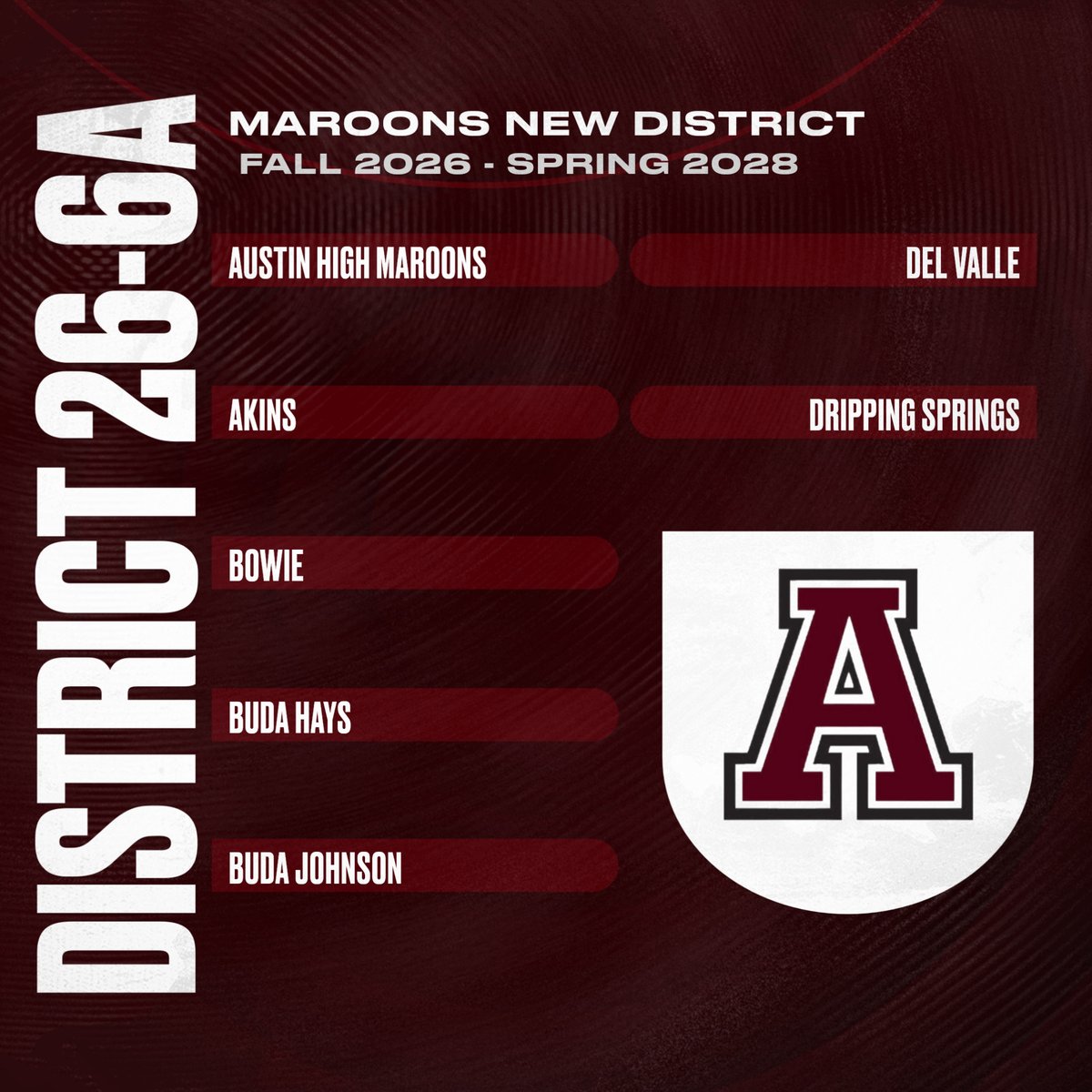 Austin Maroons Athletics tweet media