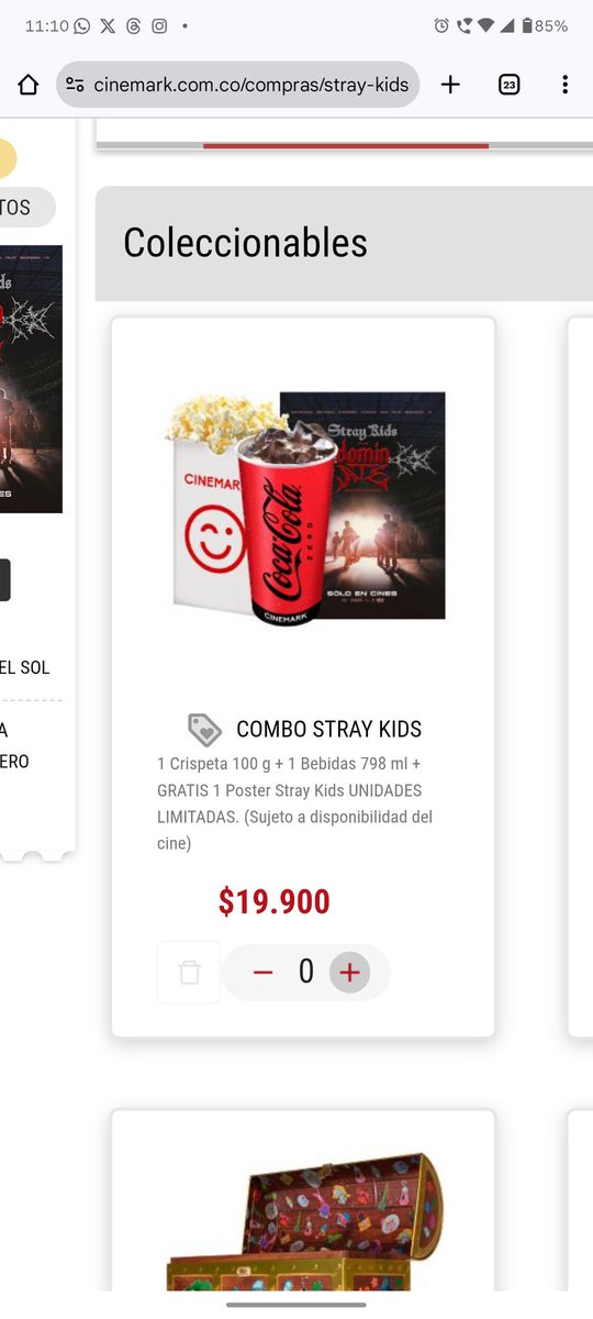 StraykidsCol_'s tweet photo. ¡STAY, confirmado! @CinemarkCol nos trae combo 🍿 de Stray Kids para las funciones de esta semana en COLOMBIA, el cual incluye un poster y son unidades LIMITADAS* 🇨🇴❤️‍🔥

#StrayKids #cinemarkcol #dominate_colombia https://t.co/elariTHfCF