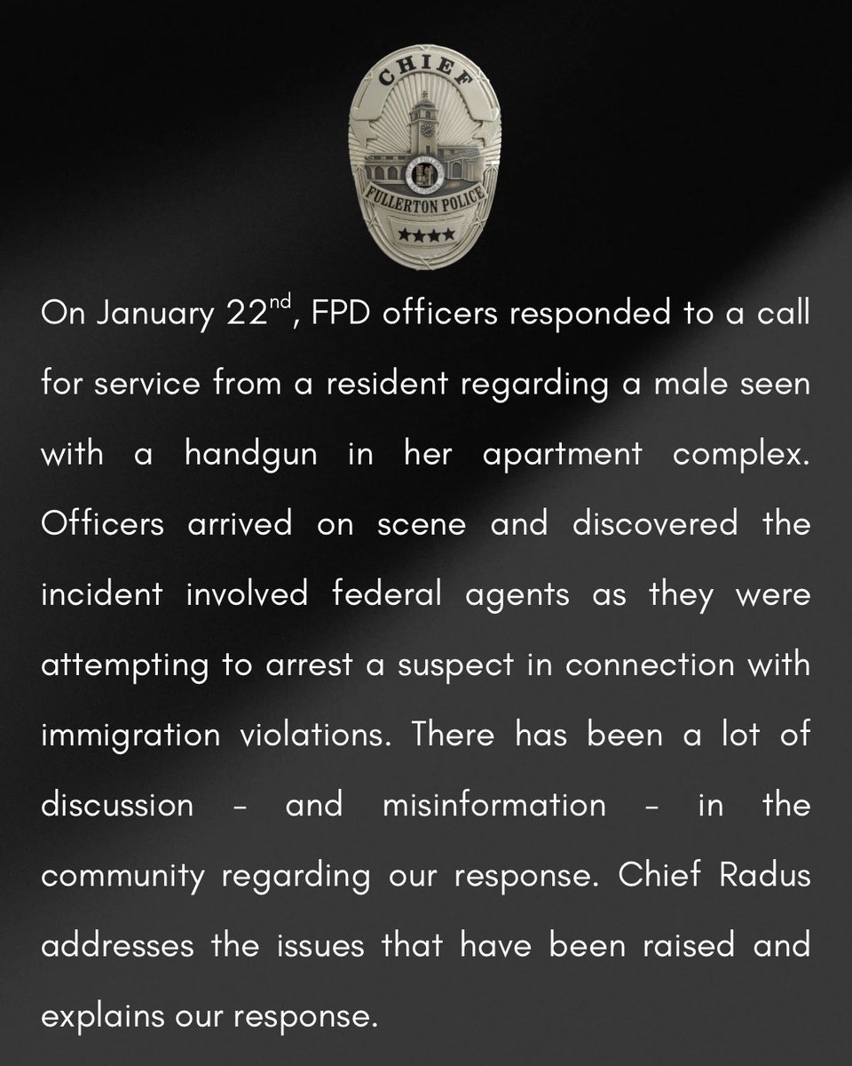 Fullerton PD tweet media