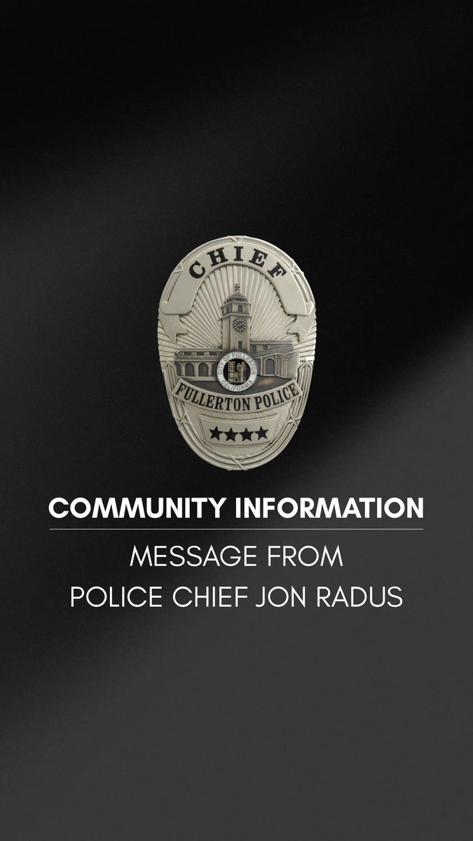 Fullerton PD tweet media