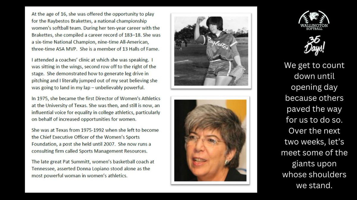 Wallington HS Softball tweet media