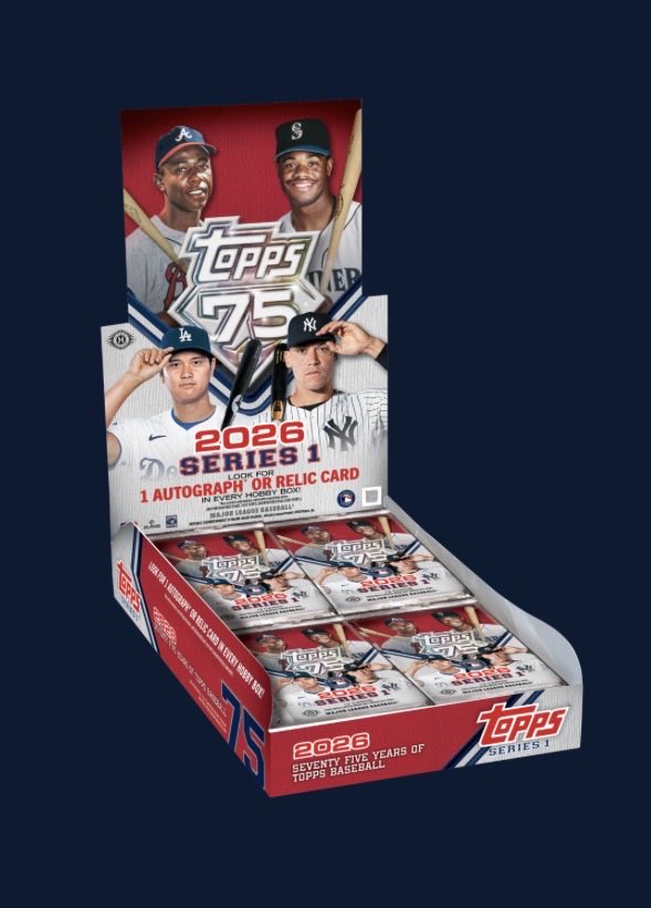 What should we giveaway next ?

I’m thinking a 2026 #topps Baseball series 1 sealed hobby box

If this gets 5000 likes by 2/11 we’ll upgrade to a jumbo box.