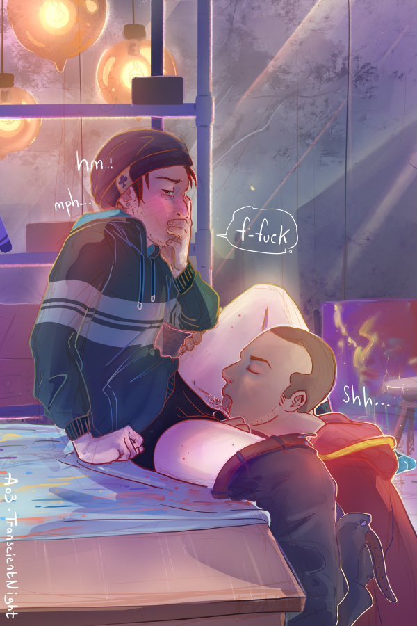 Simping4Kamski's tweet photo. hello i have nsfw art I need to post :u
behold trans!Leo x Markus, a ficart for BROMANCE
https://t.co/1CmICAIhOp
likely my last DBH fic. https://t.co/w9p2Ukyo4K
