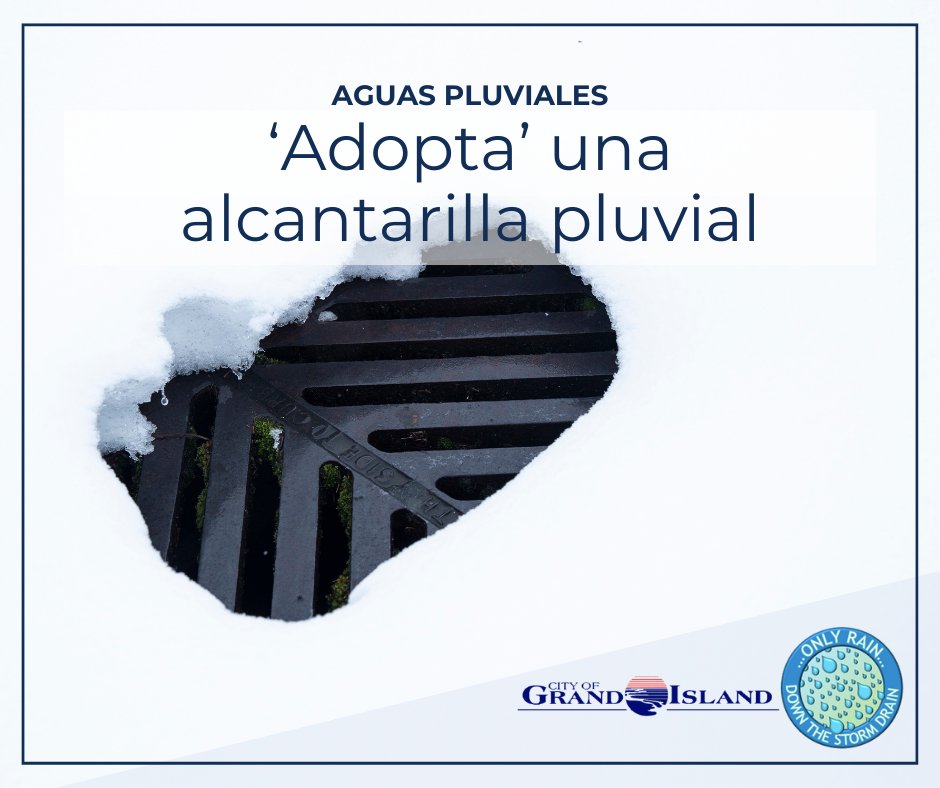 Las bocas de tormenta bloqueadas pueden causar charcos congelados e inundaciones. Abrir un canal permite que el deshielo fluya y mantiene las calles más seguras. Adopte una boca de tormenta este invierno.