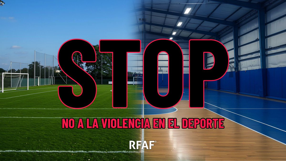 Ante los recientes actos de violencia contra árbitros de fútbol condenamos rotundamente cualquier agresión en el deporte.

Agradecemos a la <a href="/RFAF/">RFAF</a>  las medidas ya anunciadas para exigir cambios legales y endurecer sanciones.

NO A LA VIOLENCIA EN EL DEPORTE