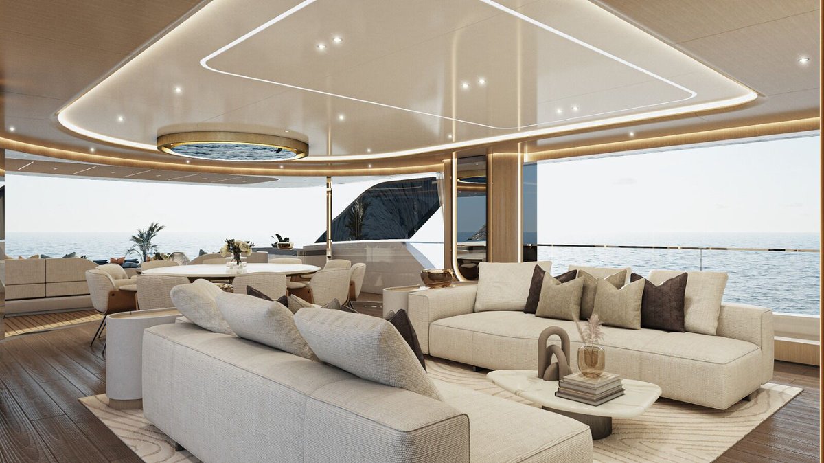 sytreports's tweet photo. NEW DESIGN: 💡 @krcyachting  has introduced a “new-generation” yacht with the 36-metre Opera superyacht concept. Currently under development by the Turkish builder, Opera is the newest addition to the KRC series. Opera’s construction is scheduled to conclude within 24 months of contract signing.

In collaboration with KRC Yachting, Italian designer Gabriele Teruzzi penned both the exterior and interior design of the yacht.

Discover all about her: https://t.co/qX5XXYnq05