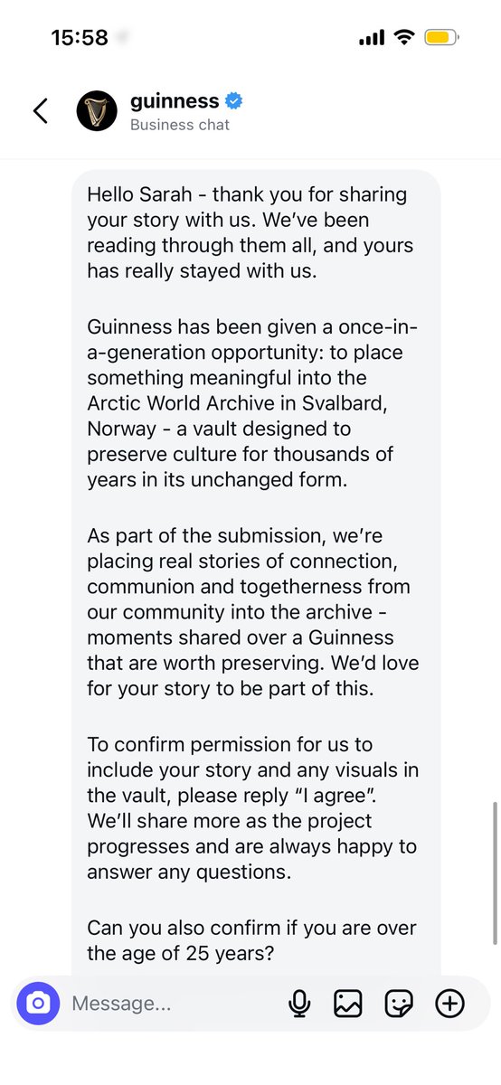 Sarah Drinks Guinness tweet media