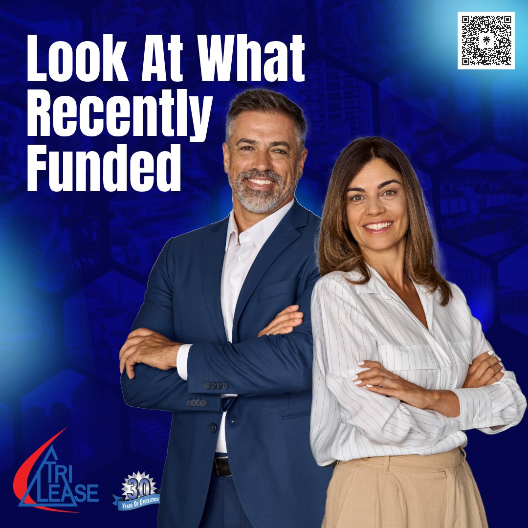TriLease's tweet photo. Curious who we financed last month?
Explore our latest blog to see the industries we’re helping grow. https://t.co/flgDzYvKkq Have questions? Call us and let’s talk about financing solutions that fit your business. https://t.co/jUCR3GymLe