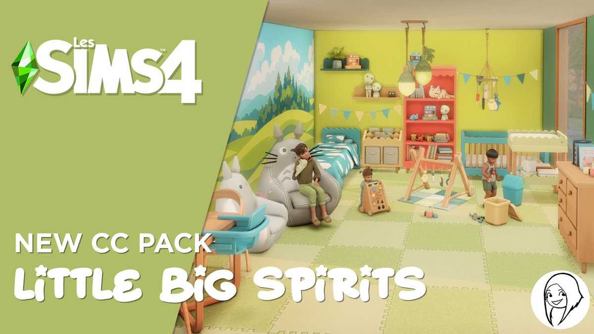 SybouletteCC's tweet image. ✨NEW✨
A Ghibli-inspired set for infants, toddlers &amp;amp; kids with playful colors, cozy scalloped furniture, cute decor &amp;amp; magical vibes. Available in early access on my Patreon !
#sims4cc #thesims4 #eacreativenetwork