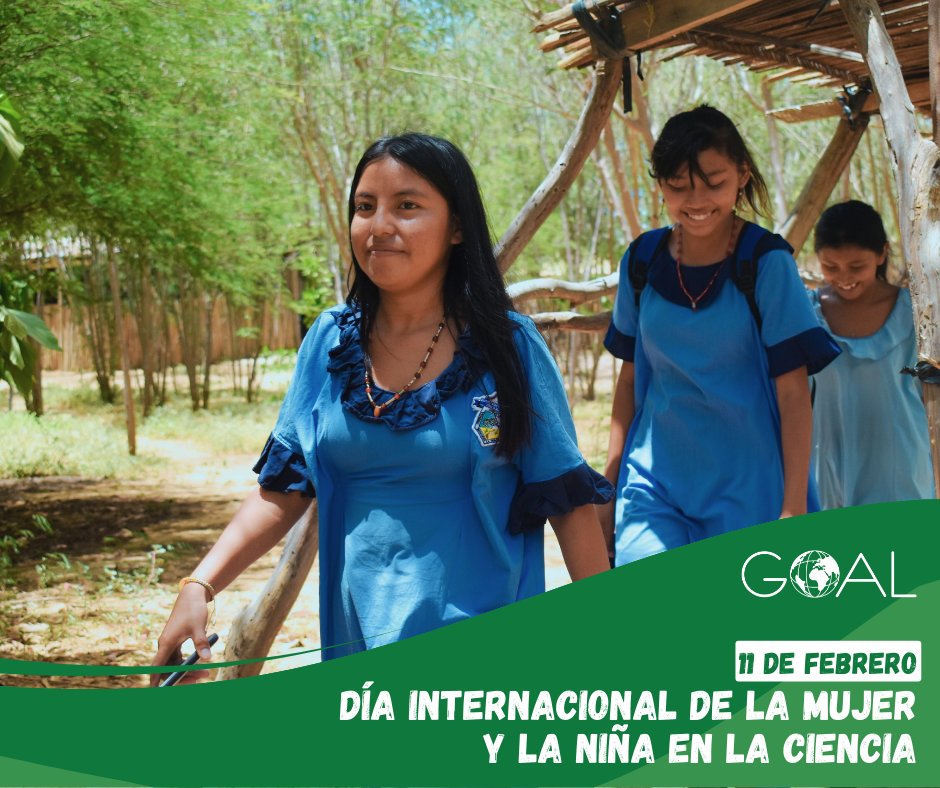 #MujeresEnCiencia  | 🧪✨ En el #DíaDeLaMujerYLaNiñaEnLaCiencia celebramos a quienes rompen barreras para entender y proteger nuestro mundo.
En nuestros programas fomentamos la participación de las mujeres en la gestión técnica del agua y la seguridad alimentaria, porque su