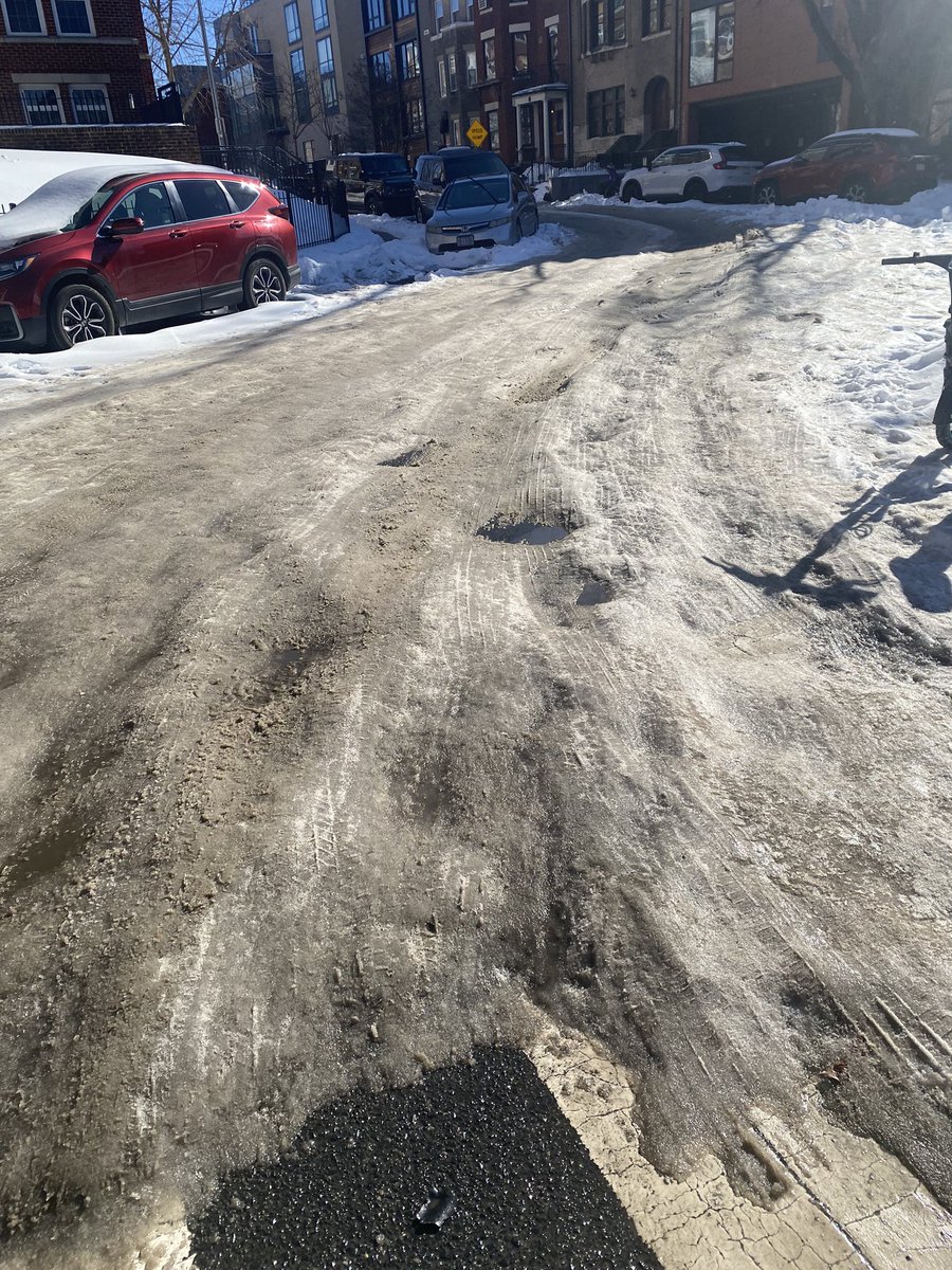 gatman888's tweet photo. @WellmanAlex 3 days ?????  It’s been 8 now 

Belmont (a block N. Of Florida) and 15th.    Insane !!!!!!  This is gonna mess up someone’s suspension on their vehicle https://t.co/seCjbS3x2a