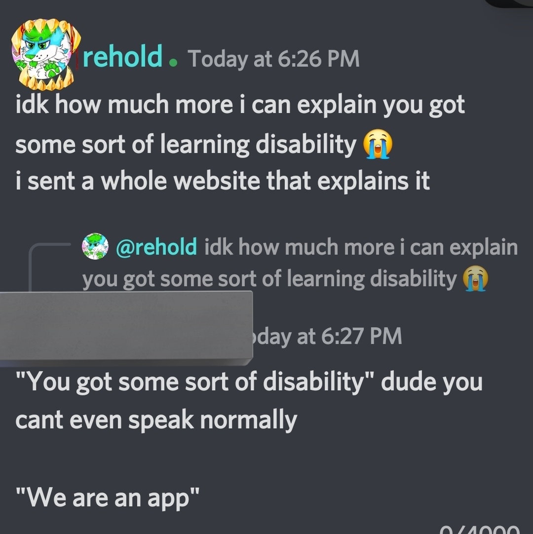 Honey_Keera's tweet photo. Why do i keep meeting the same type of people LMAOO??
The definition of #gaslighting with poor exploitation (btw there one more post of him yapping about apps but not answering the question)
#furbox #discord #predator https://t.co/LEvOIlgyW9