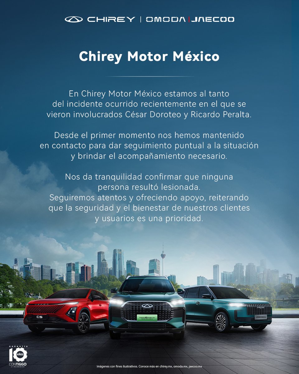 Chirey México tweet media